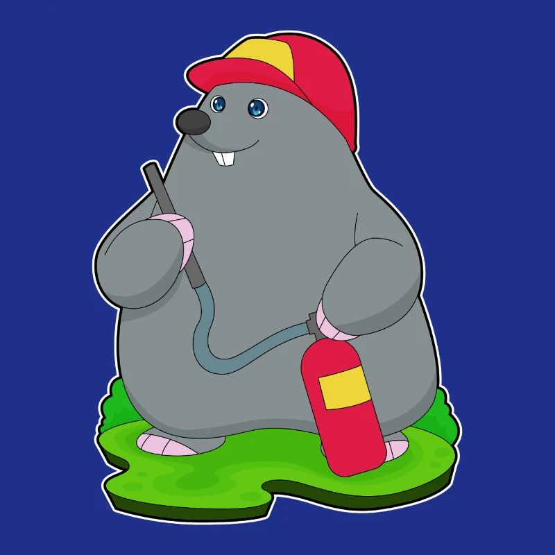 Mole Firefighter Fire Extinguisher