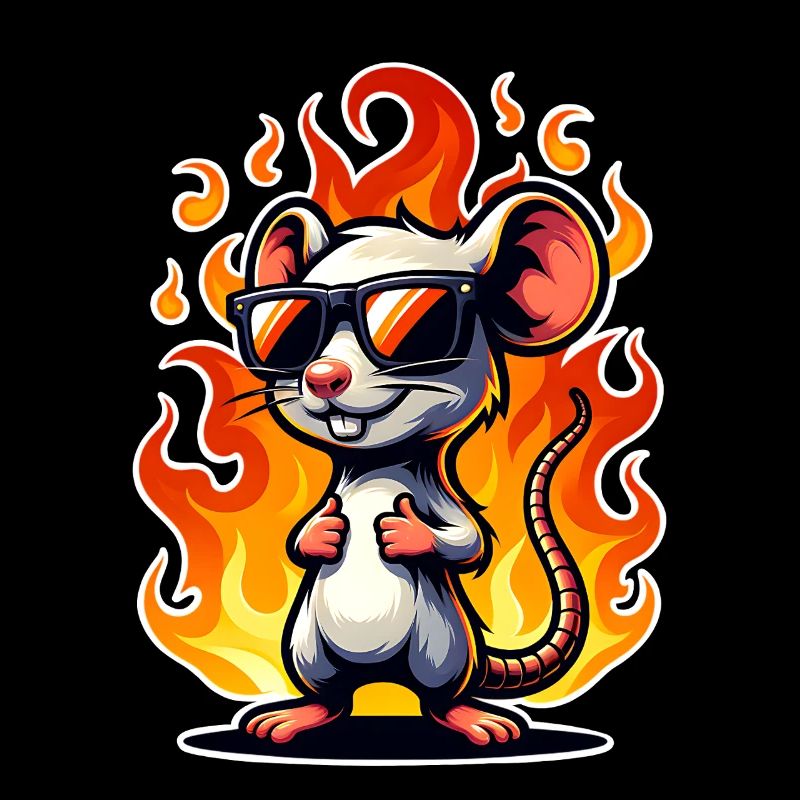 Flamme de souris