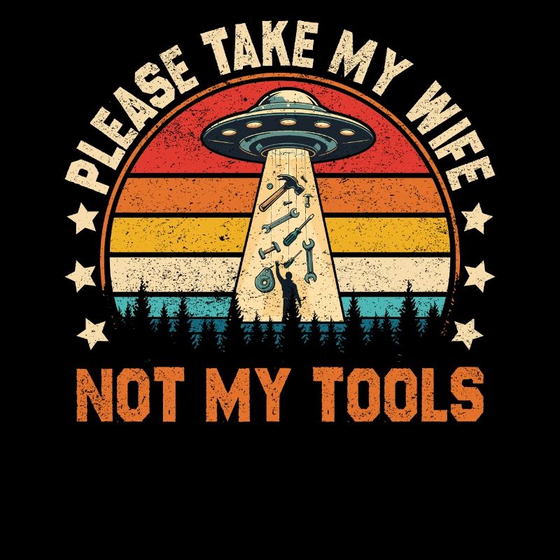 Funny Craftsman Alien Abduction Design