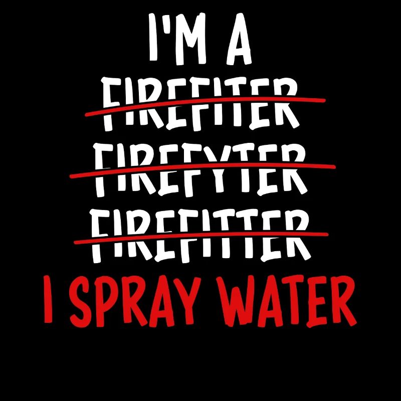 Funny Fire Brigade Design for Firefighters