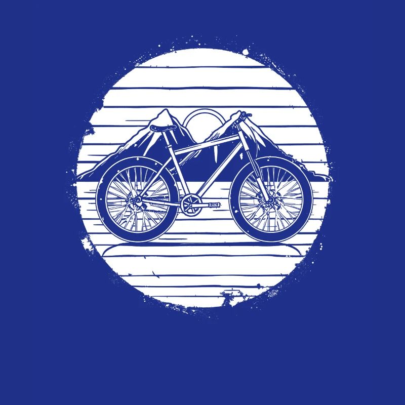 Graphique cycliste de VTT