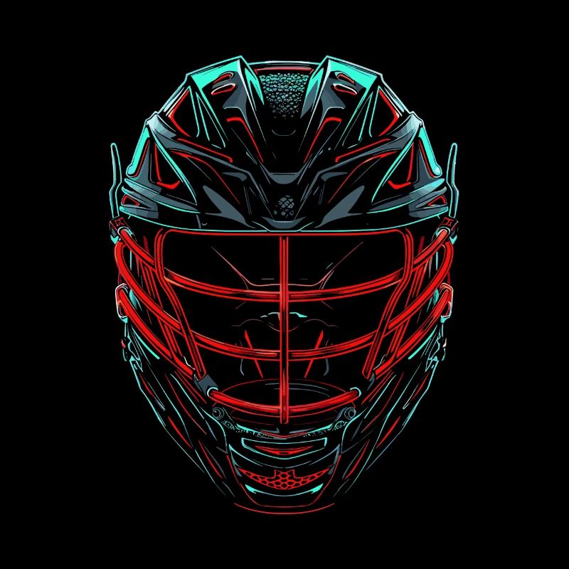 Casque de crosse Retrowave