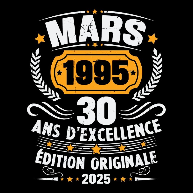Vintage mars 1995 Cadeau Anniversaire 30 Ans