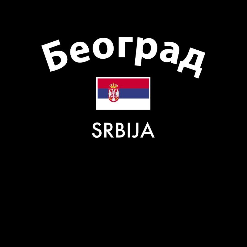 Beograd Belgrade Serbien Serbische Flagge