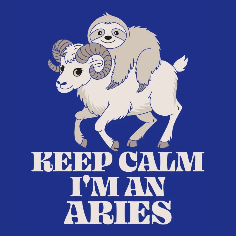 Keep Calm Ich Bin Ein Widder Aries Zodiac Soth