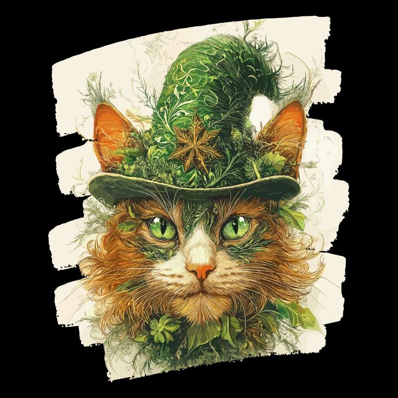 St Patricks day Katze