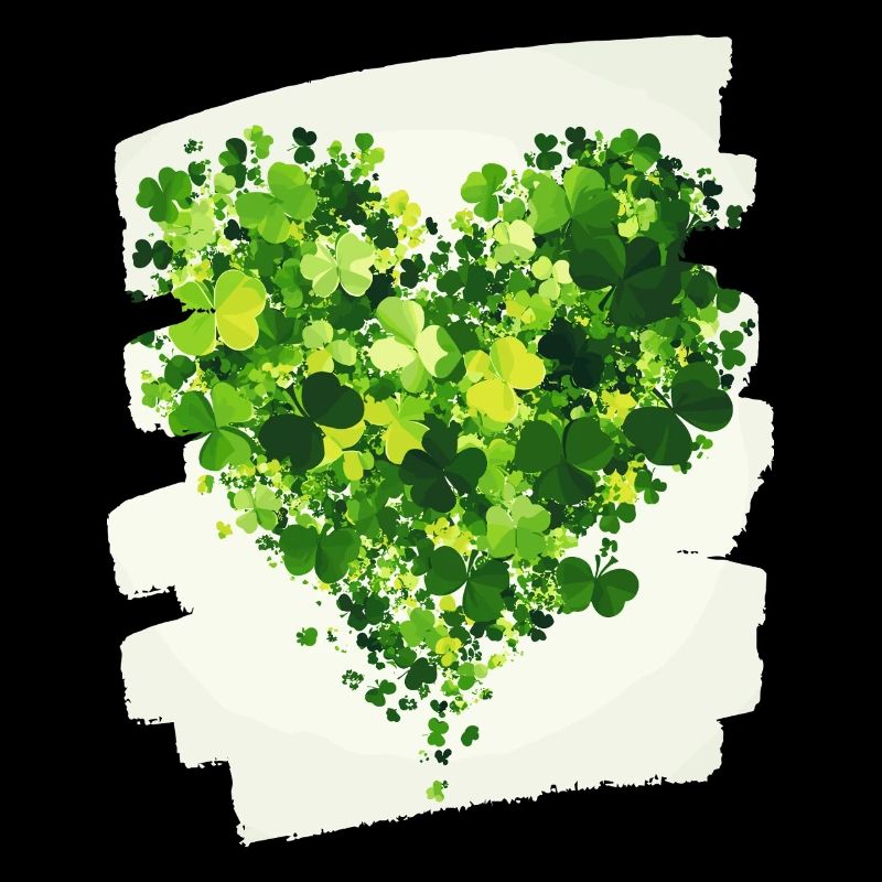 St. Patrick's Day Shamrock Heart