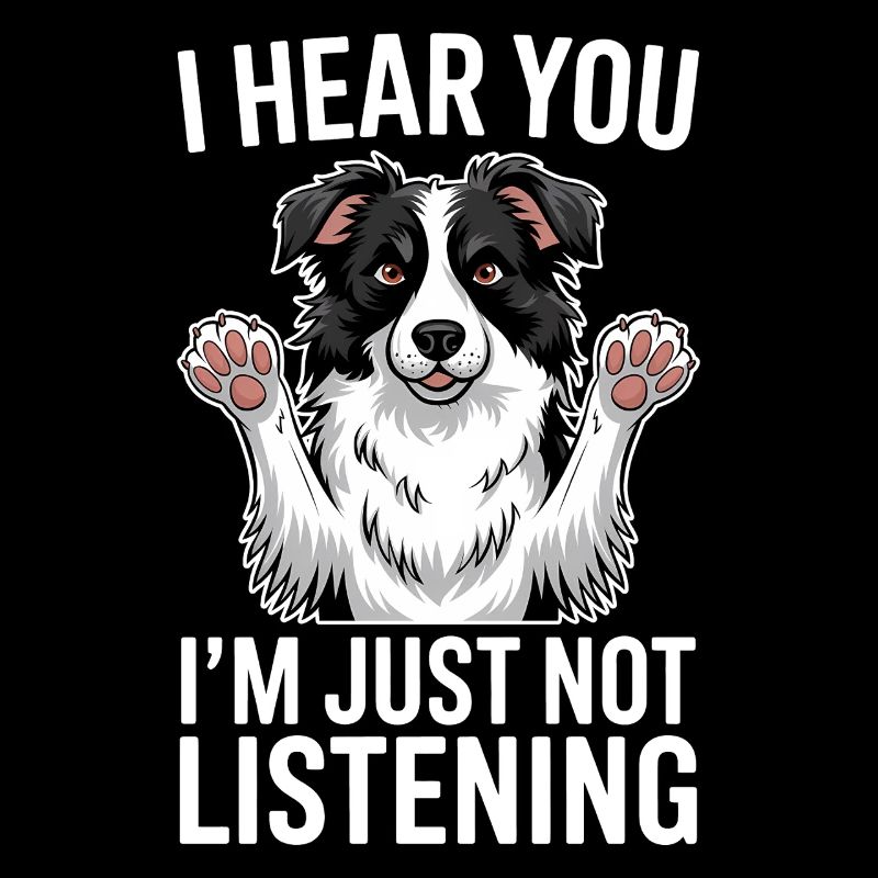 Border Collie Saying Funny Border Collie Gift
