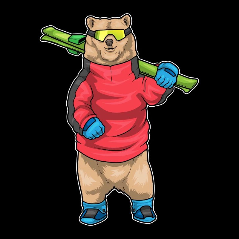 Bear Skier Lunettes de ski Ski