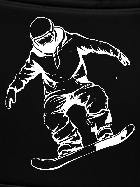Snowboarder Drawing