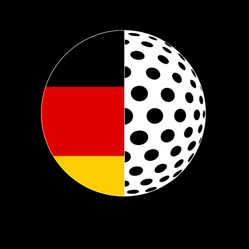 Golfers Germany Flag Golf