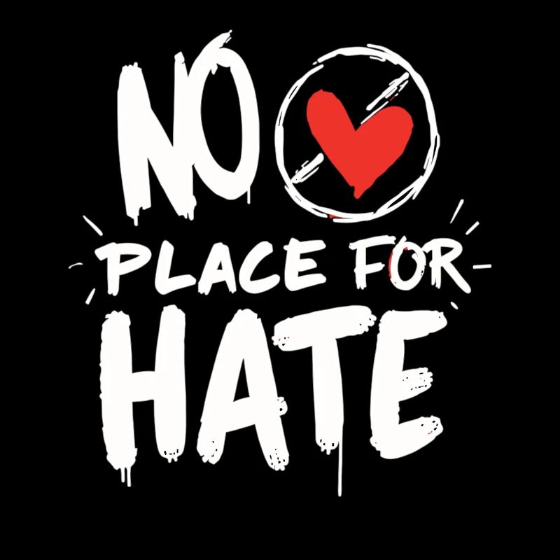 No Place for Hate Friedensbotschaft gegen Hass
