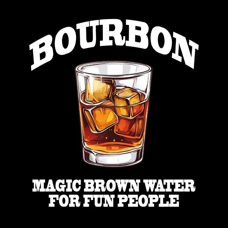 Funny Bourbon Whiskey Eau brune magique