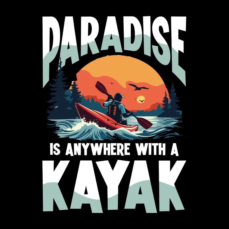 Le paradis est partout avec le kayak