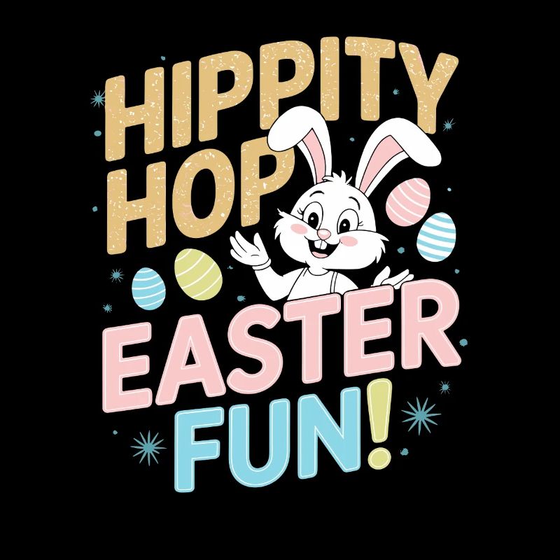 Hippity Hop Easter Fun with Bunny and Eggs for