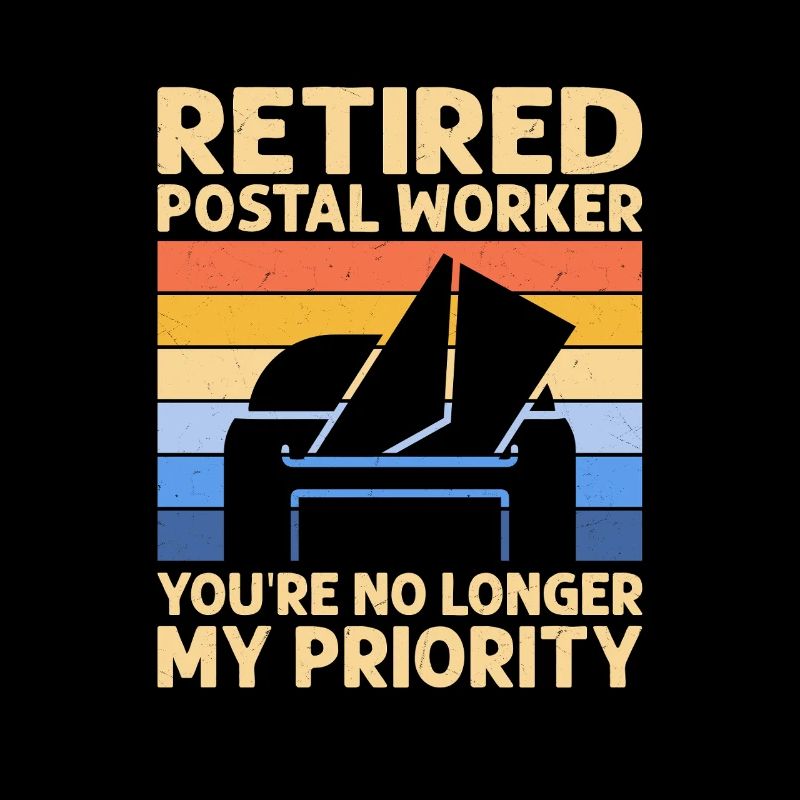 Travailleur des postes à la retraite Facteur des postes