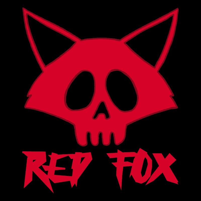 Crâne de renard rouge