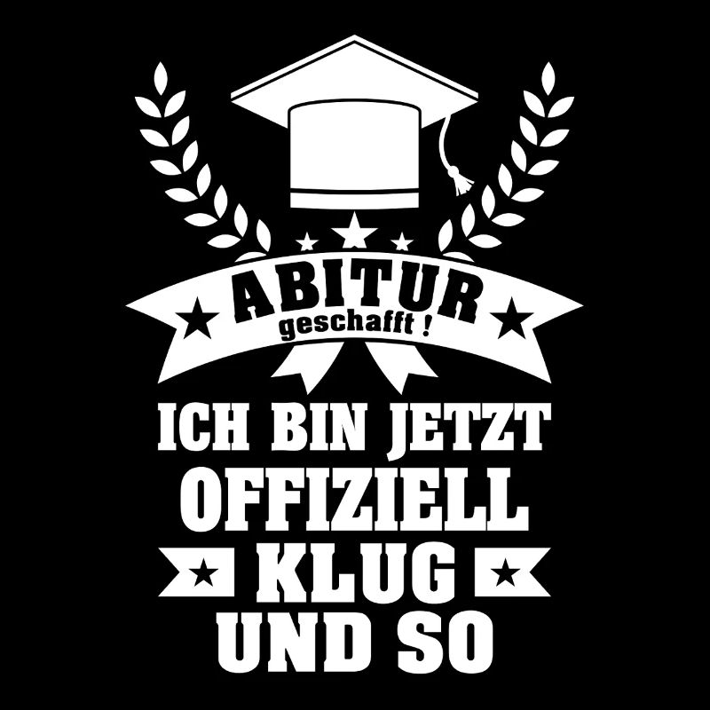 Abitur geschafft Abschluss Prüfung Abi Geschenk