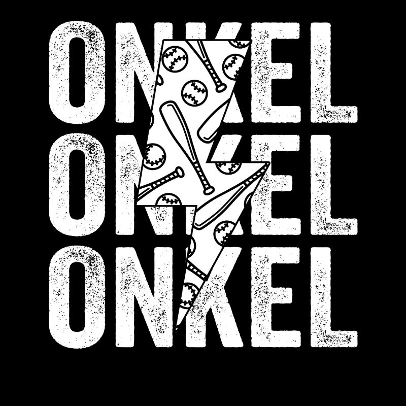 Baseballspieler Onkel Baseball