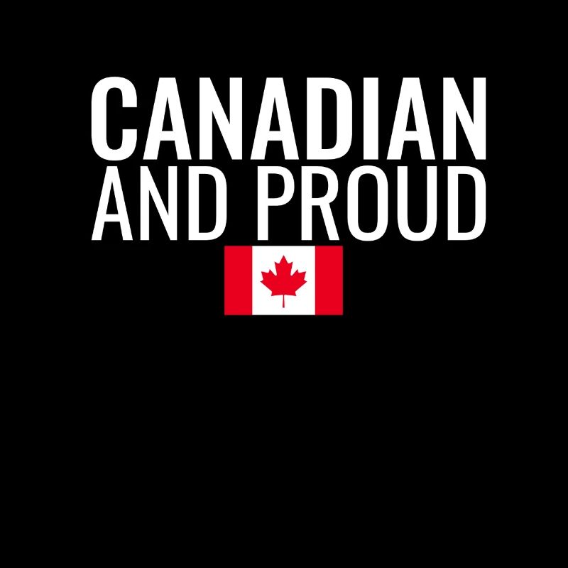 Drapeau canadien et fier drapeau canadien