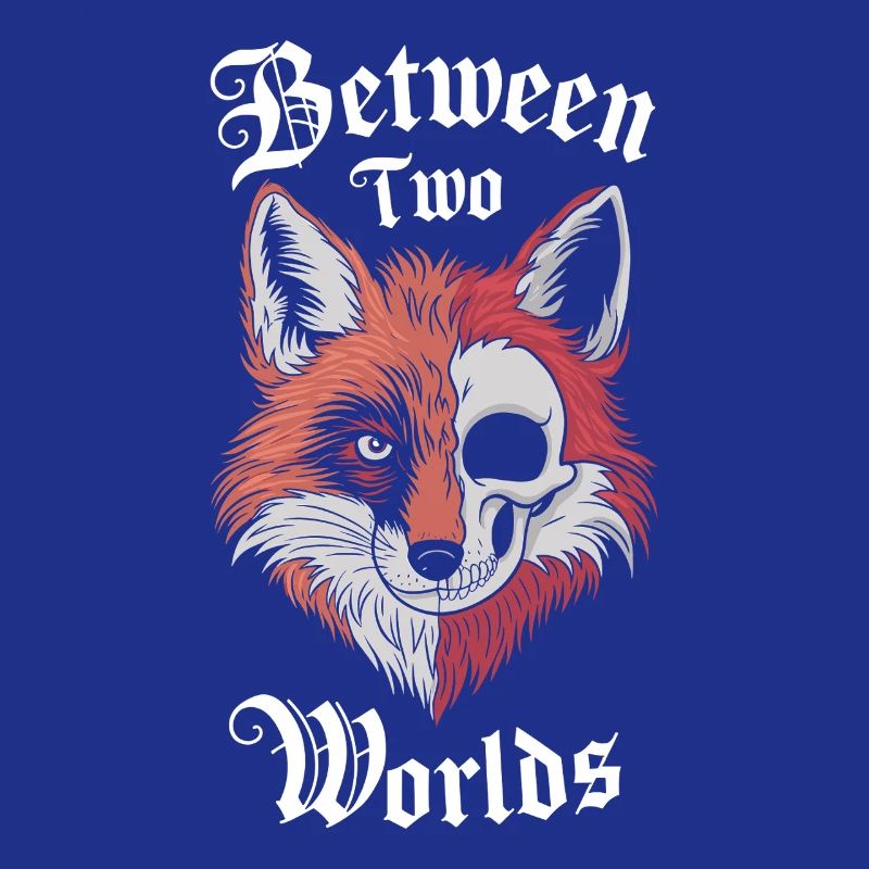 Between Two Worlds Fox Skull Art