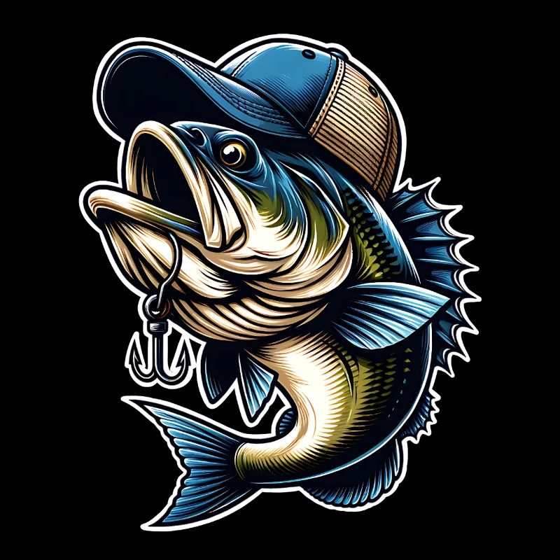 Fishing Fish With Cap Fish Hook