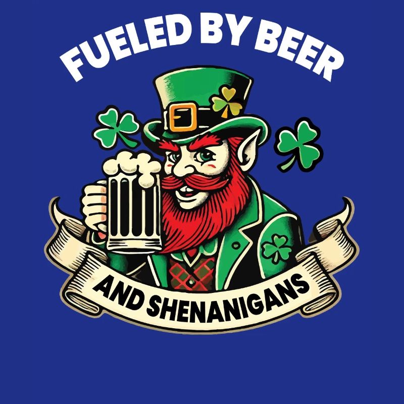 St. Patrick's Day Fun Leprechaun with Beer