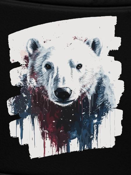 Eisbär Graffiti Sprayer