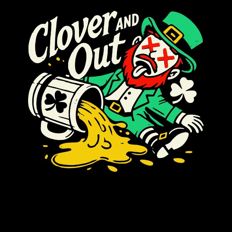 St. Patrick's Day Clover And Out Spaß