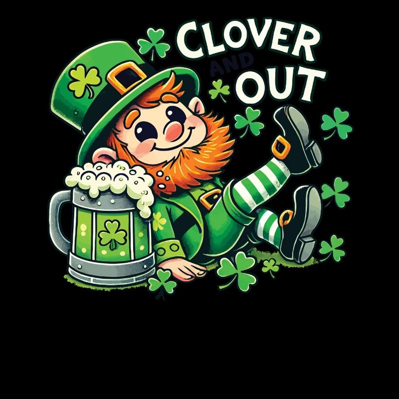 trèfle et plaisir de la Saint-Patrick