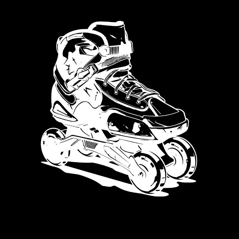 Dessin de patins à roulettes
