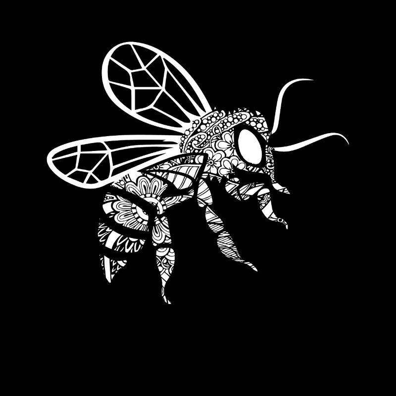 Bee Bee Floral Pattern