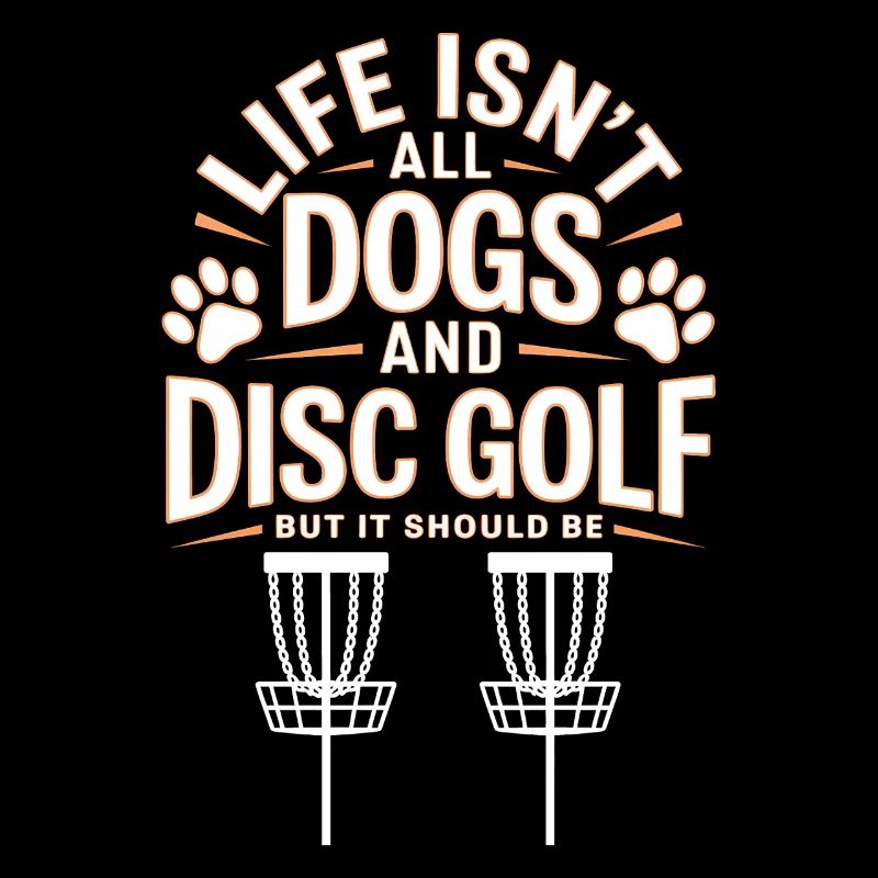 Disc Golf Dire Chiens Drôle Disc Golf Cadeau