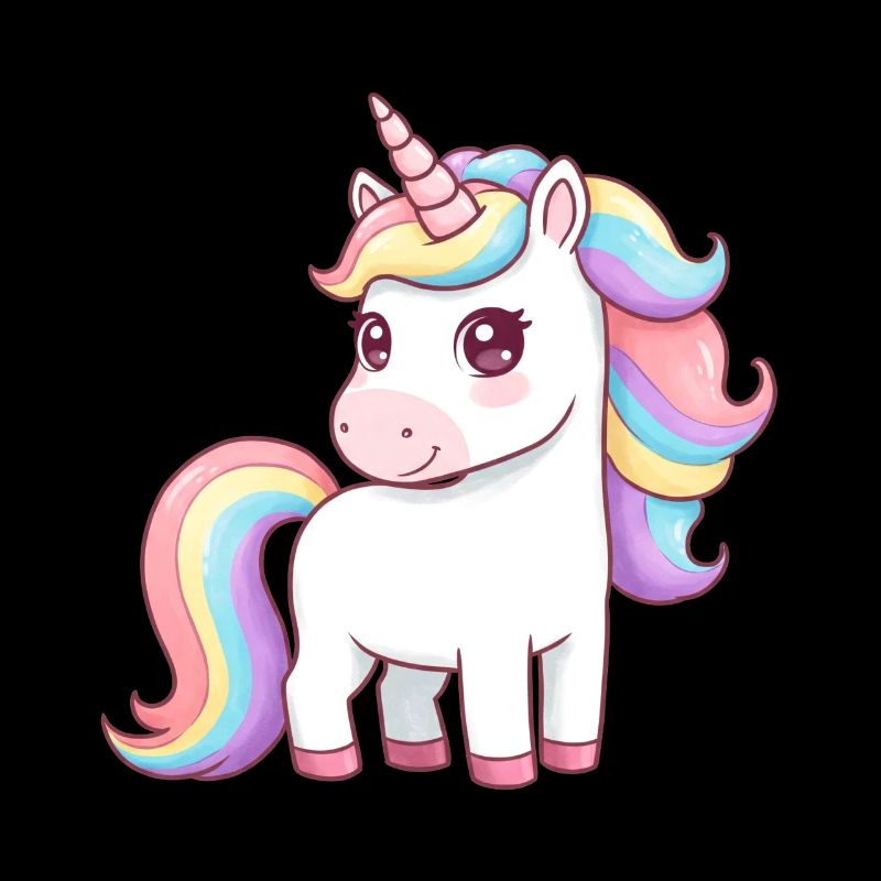 Tier Cartoon Einhorn