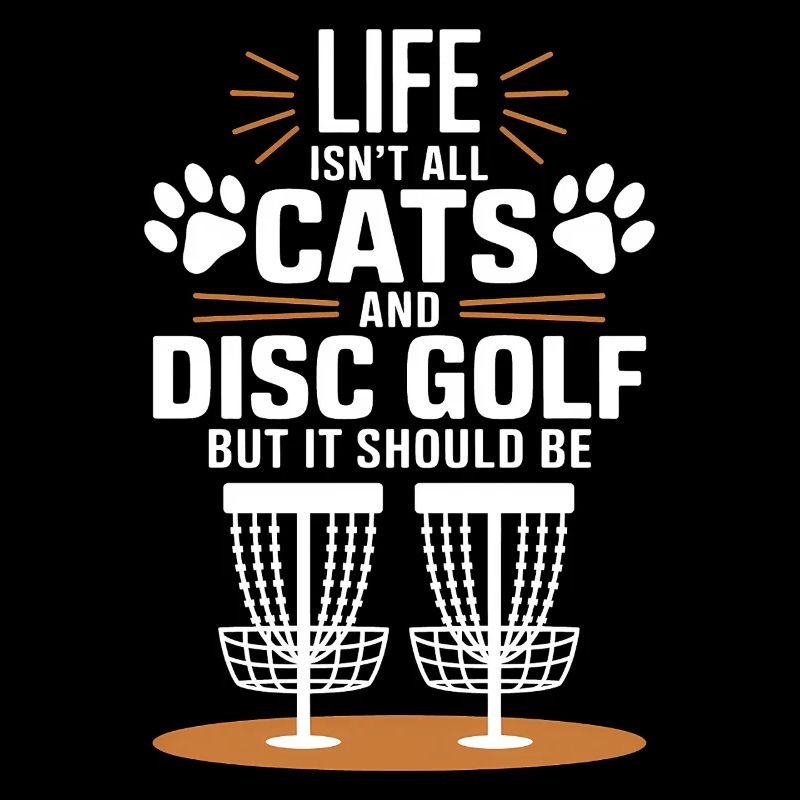 Discgolf Spruch Katzen Lustiges Discgolf Geschenk