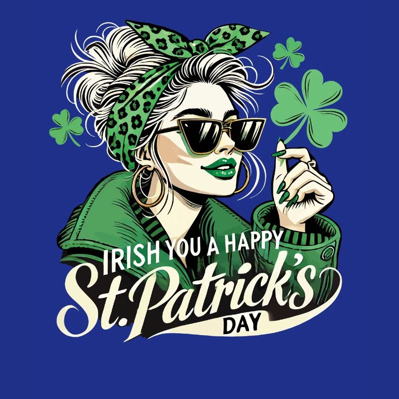 Irish style for St. Patrick's Day