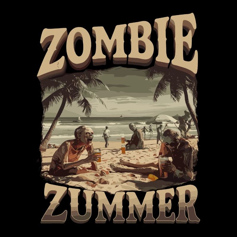 Zombie Zummer On The Beach Apocalypse