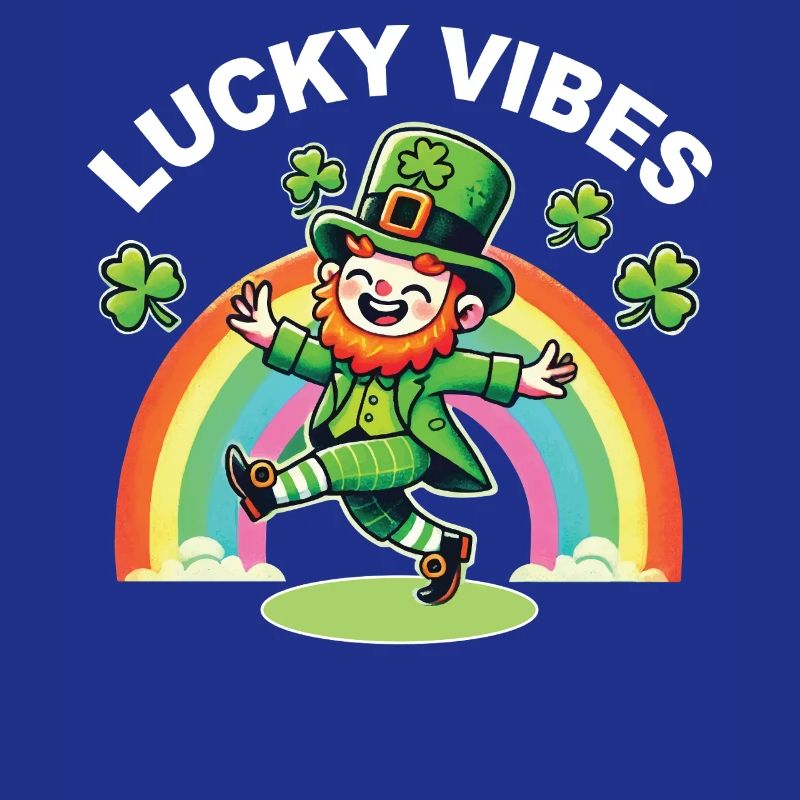 Lucky Vibes Arc-en-ciel de la Saint-Patrick