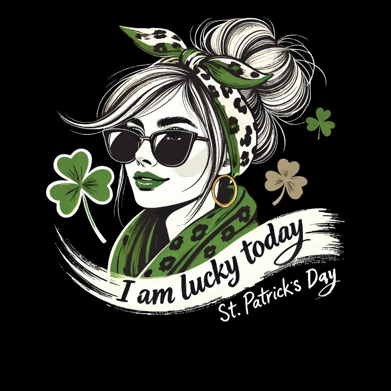 Saint-Patrick Lucky Clover Style Girls