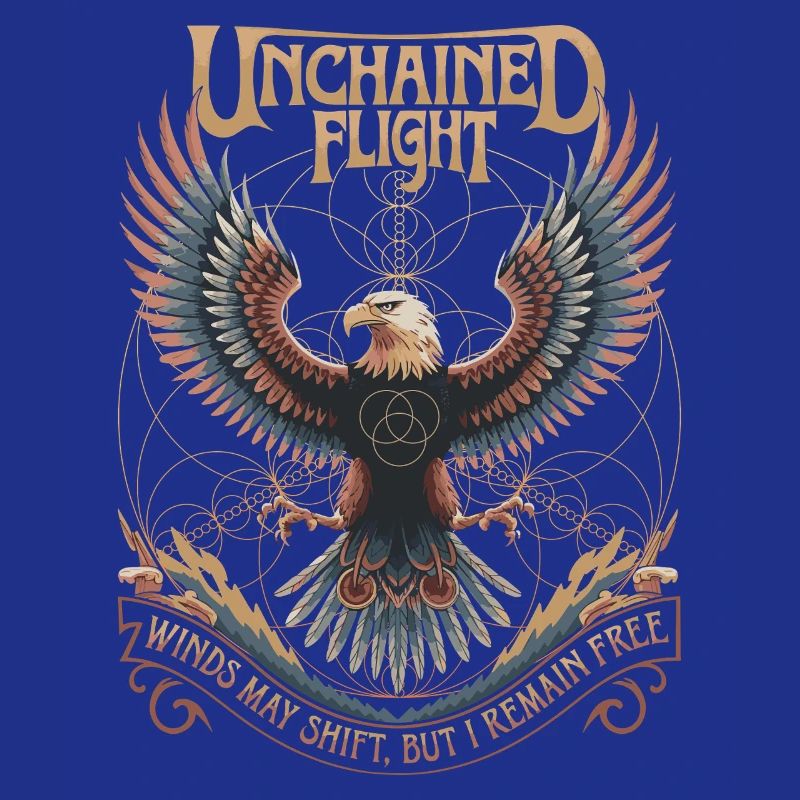 Unchained Flight - Eagle & Sacred Geometry