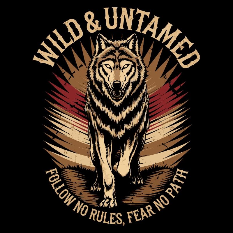 Wild & Undomted - Loup féroce, pas de règles, pas de peur