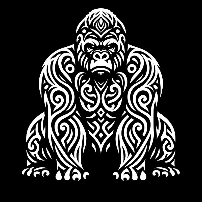 Gorille Tribal