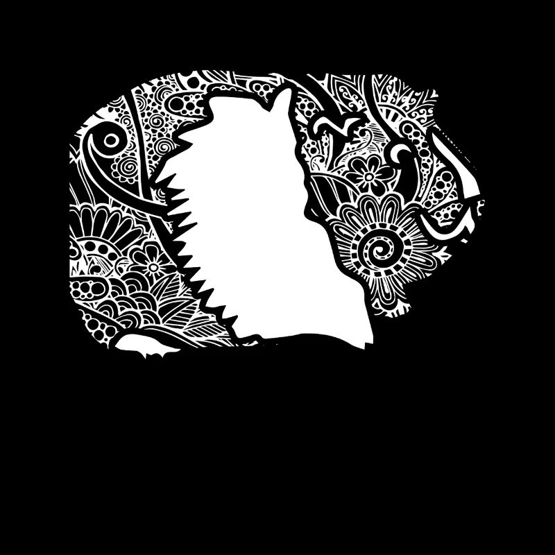 Guinea Pig Guinea Pig Floral Pattern