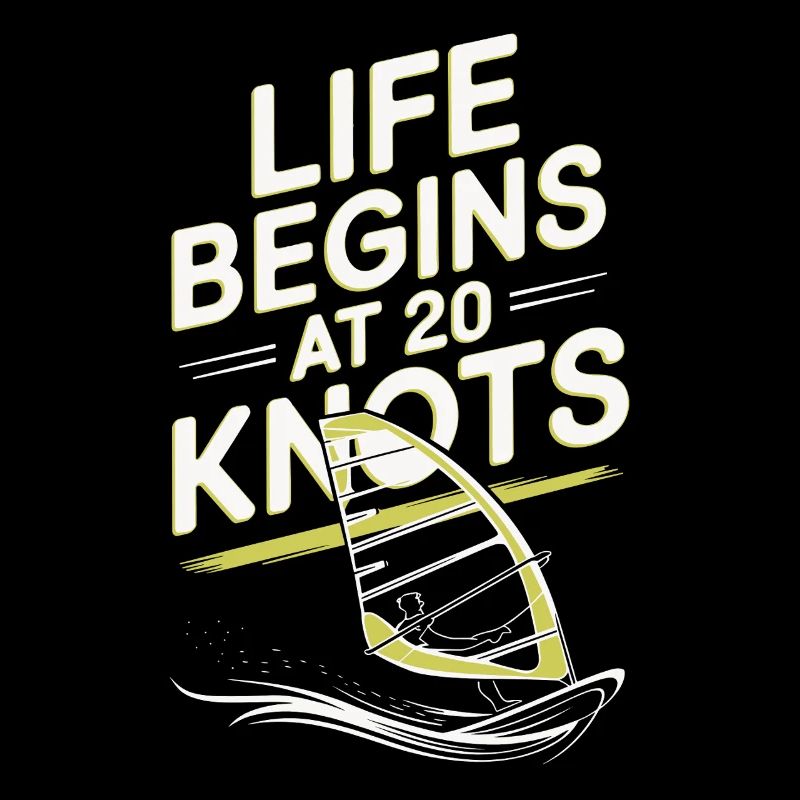 Windsurfing Life Begins At 20 Knots Windsurfer