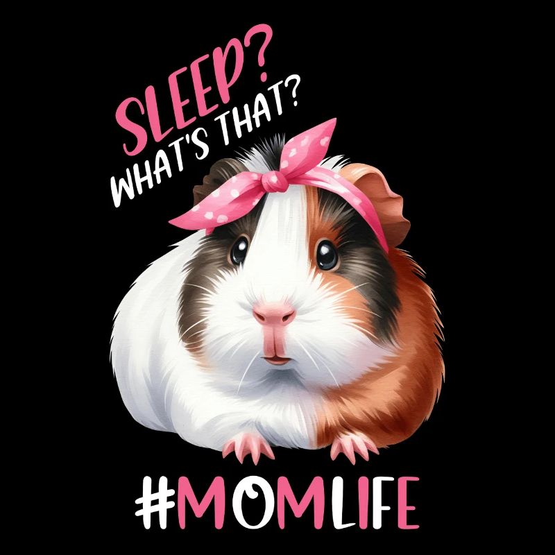 Dormir? Qu’est-ce que c est? Cochon d’Inde mère maman