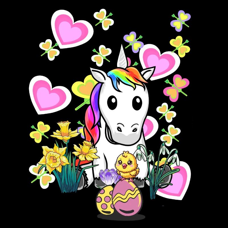 Unicorn Easter Egg Chick Unicorns Kids