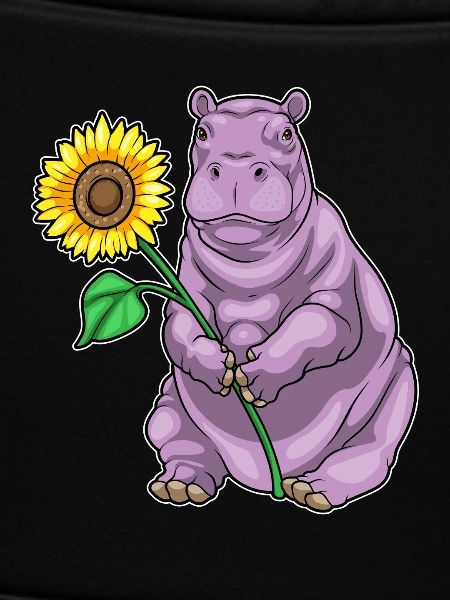 Nilpferd Sonnenblume