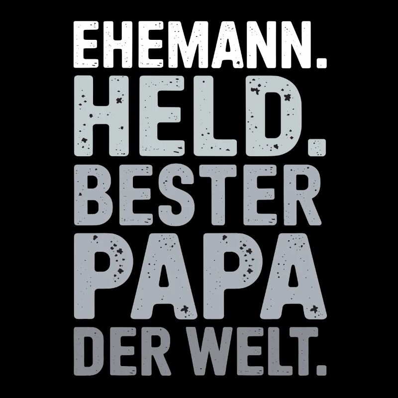 Ehemann Held Bester Papa Welt Vatertag Männertag