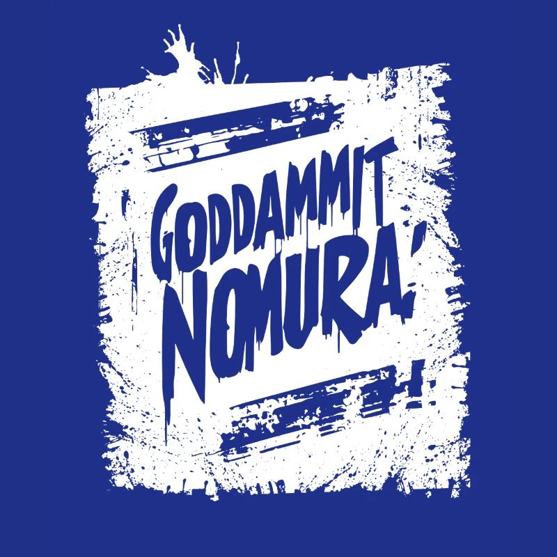 Goddammit Nomura – Conception de graffitis