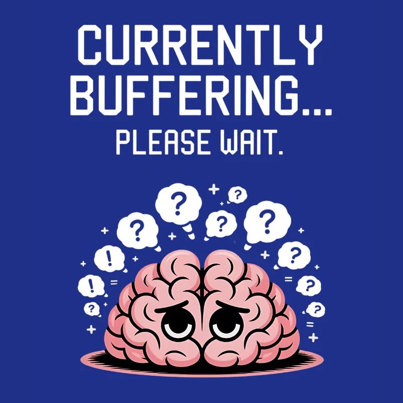Funny Brain Thinking Saying